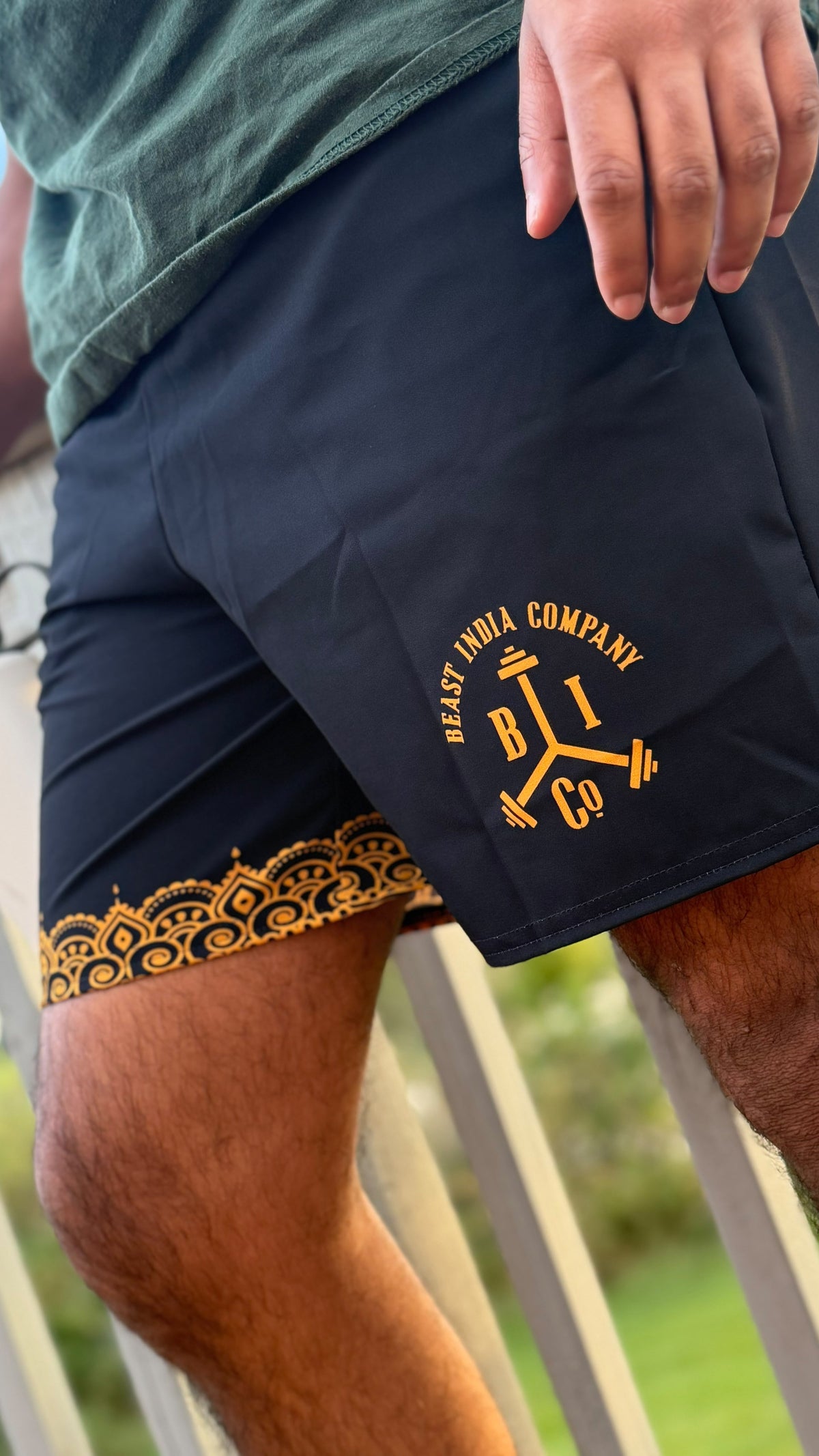 Sameer — mendhi shorts